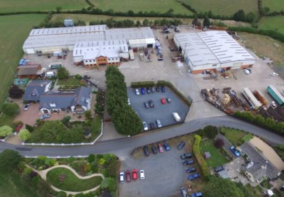 Loughview Timber joins fds network. Aerial shot of the Loughview factory in Northern Ireland