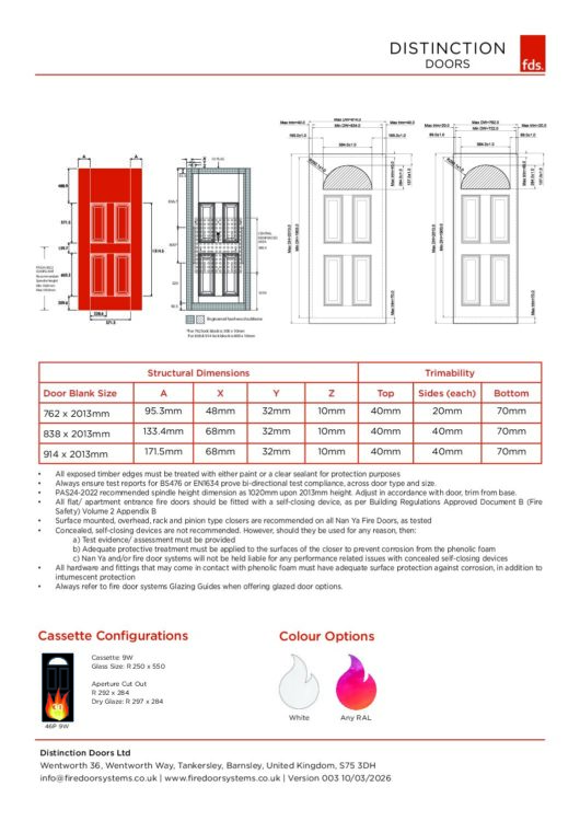 FD30 46P 4 Panel Blank Top Datasheet